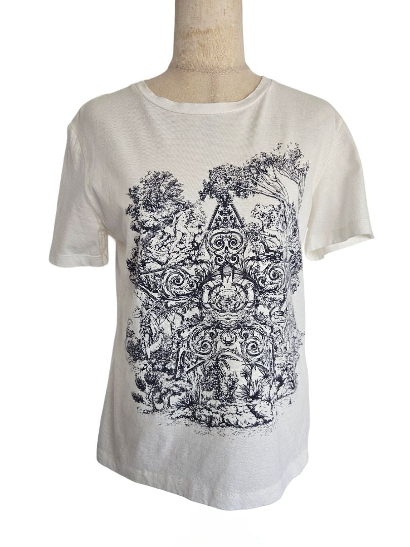 Christian Dior White Around The World Stella T Shirt