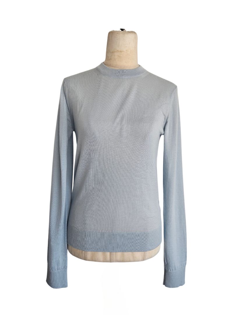 Lanvin Light Blue Knit Sweater