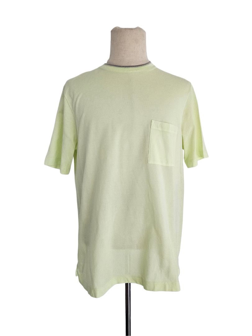 Hermes Lime w/ Pocket Mens  T-Shirt