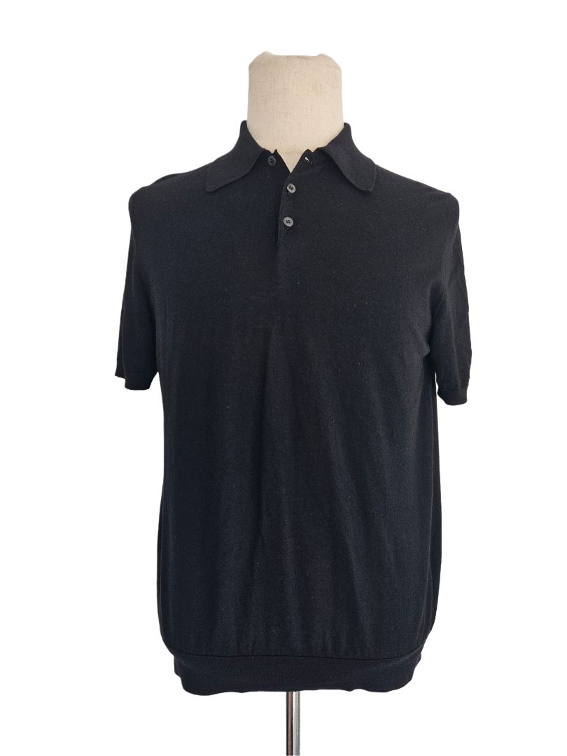 Prada Black Polo Shirt
