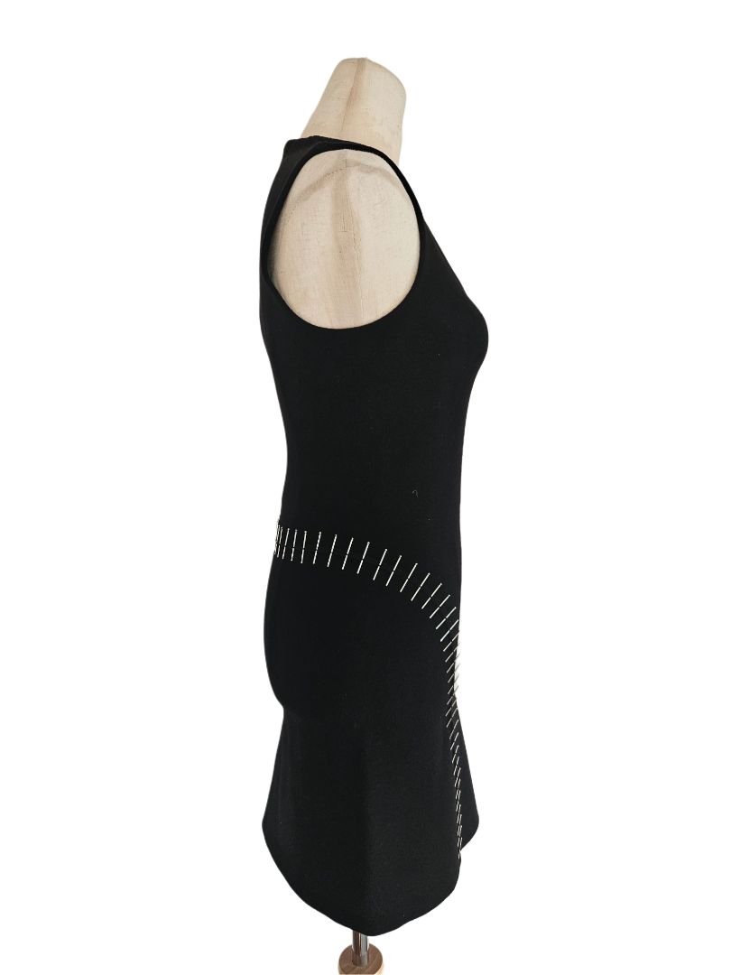 alaia black mini dress Pleated taffeta bustier mini dress - black