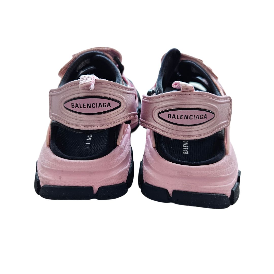 Balenciaga Pink/Black Track Sandal For Kids BOPF Business of