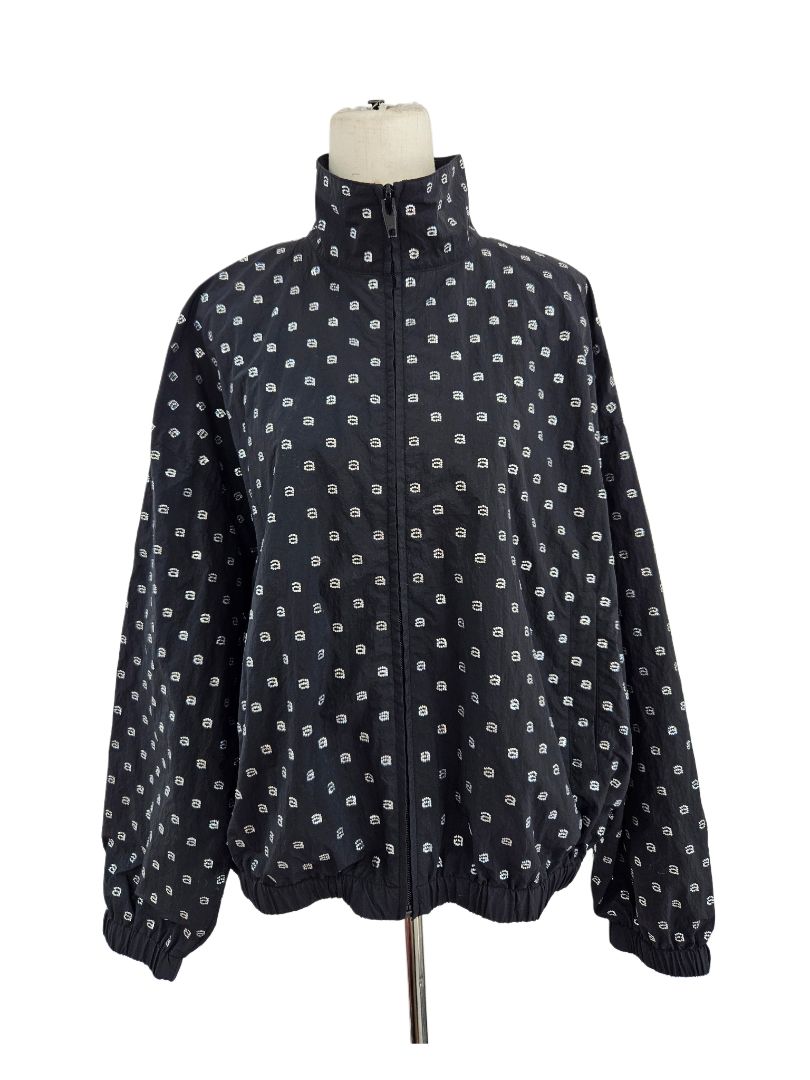 Alexander Wang Black Crystal Embellished Logo All Over Alexander Wang Black Crystal Embellished Logo All Over