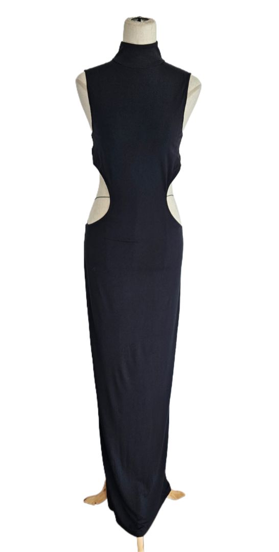 I Am Gia Black Criss Cross Detail Back Dress - BOPF | Business of Preloved Fashion I Am Gia Black Criss Cross Detail Back Dress - BOPF | Business of Preloved Fashion