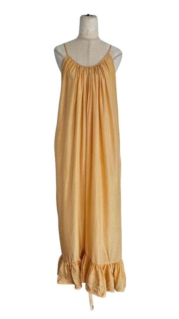 Kalita Light Orange Brigitte Maxi Dress - BOPF