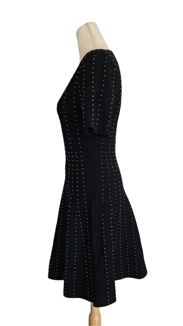 Sandro Black Vaness Beaded Knit Dress - BOPF | Business of Preloved Fashion Sandro Black Vaness Beaded Knit Dress - BOPF | Business of Preloved Fashion