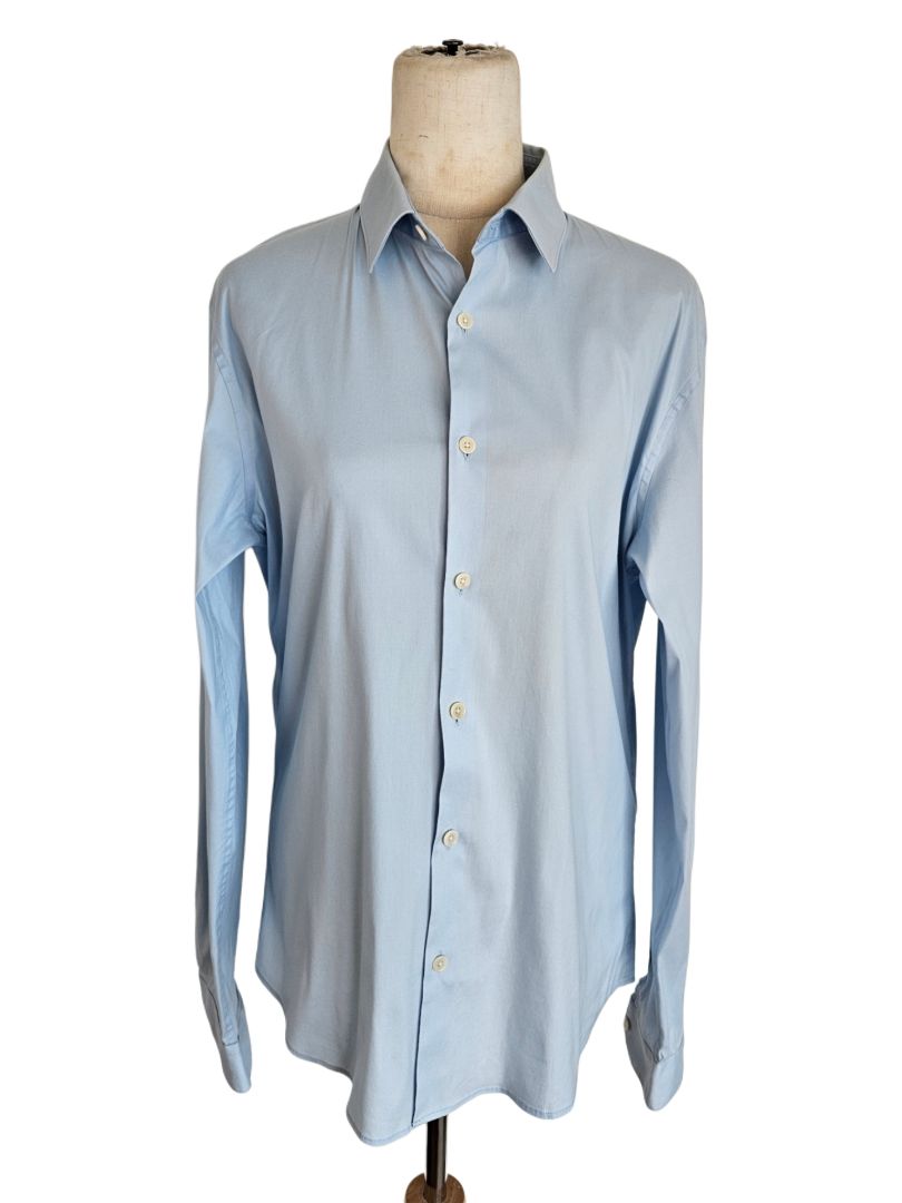 Sandro Button Light Blue Collar Shirt