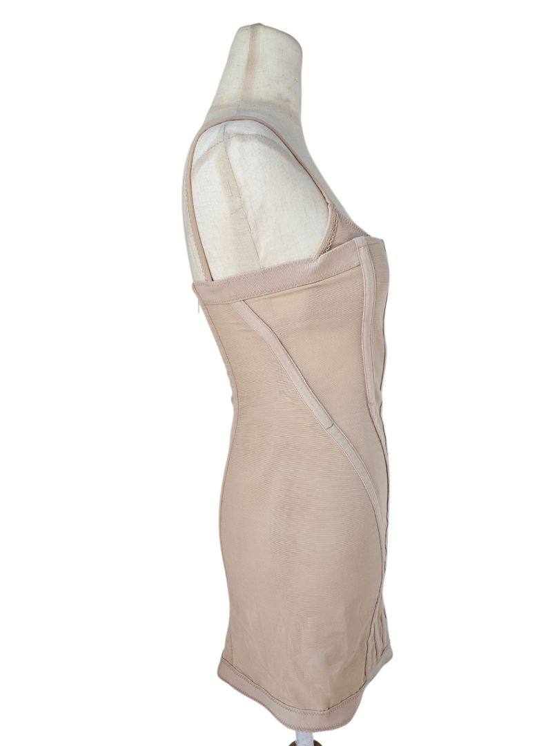dion lee mesh dress Dion Lee Crochet-net layered Midi Dress
