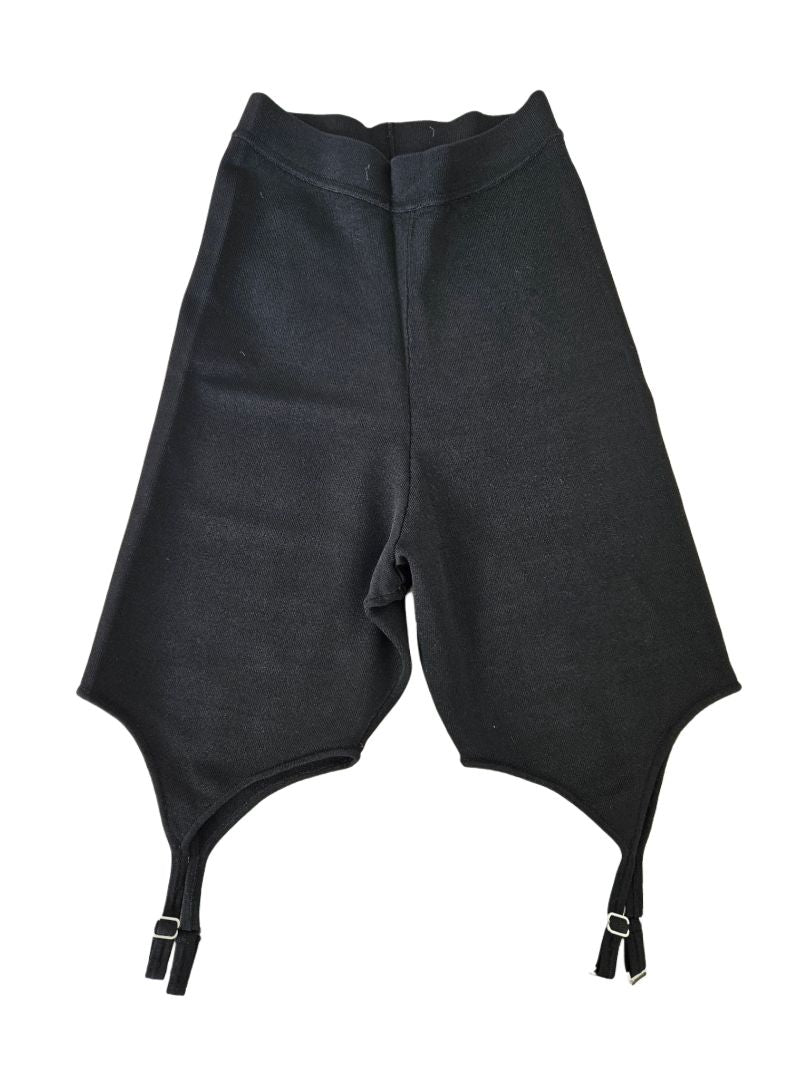 Dion Lee Black Garter Bike Short