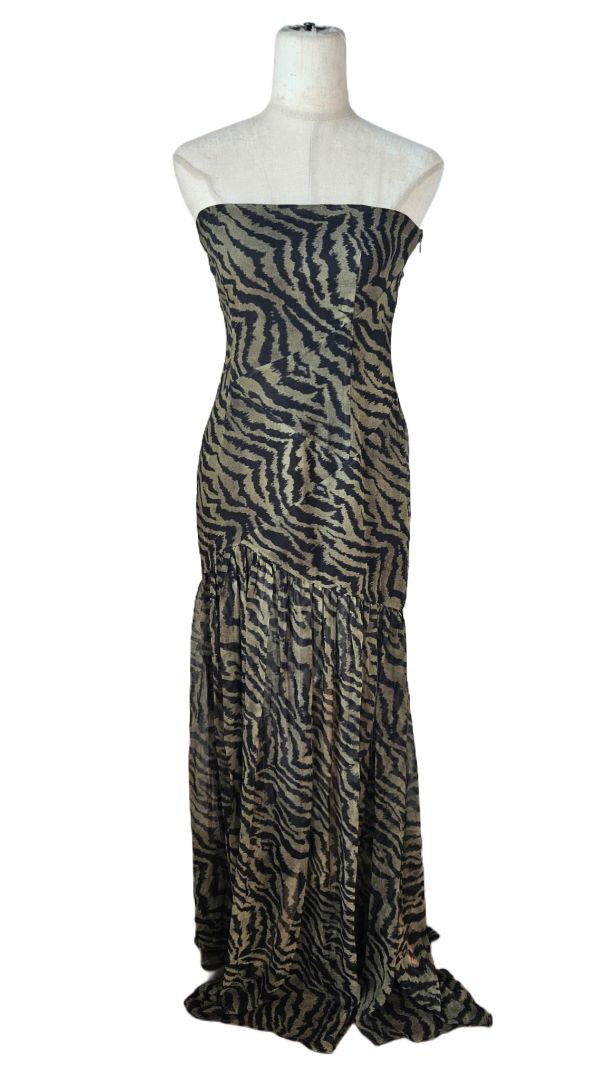 Retrofete Nicole Green/Black Leopard Print Dress - BOPF | Business of Preloved Fashion Retrofete Nicole Green/Black Leopard Print Dress - BOPF | Business of Preloved Fashion
