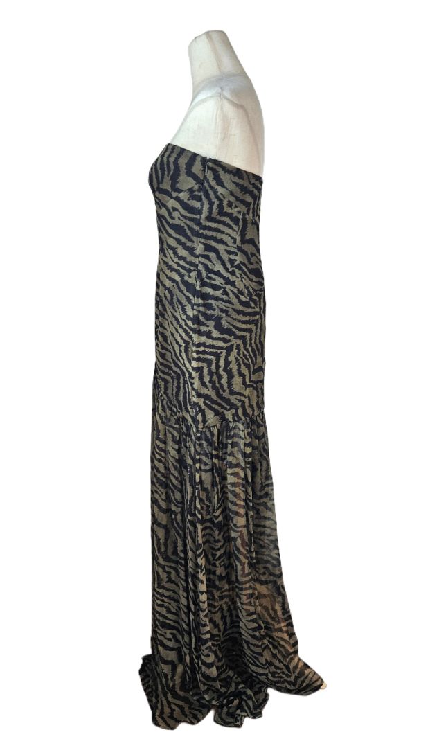 Retrofete Nicole Green/Black Leopard Print Dress - BOPF | Business of Preloved Fashion Retrofete Nicole Green/Black Leopard Print Dress - BOPF | Business of Preloved Fashion