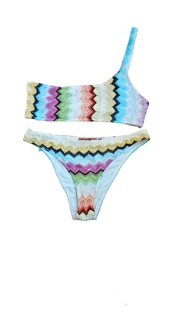 Missoni Multicolor Two Piece Swimsuit Set