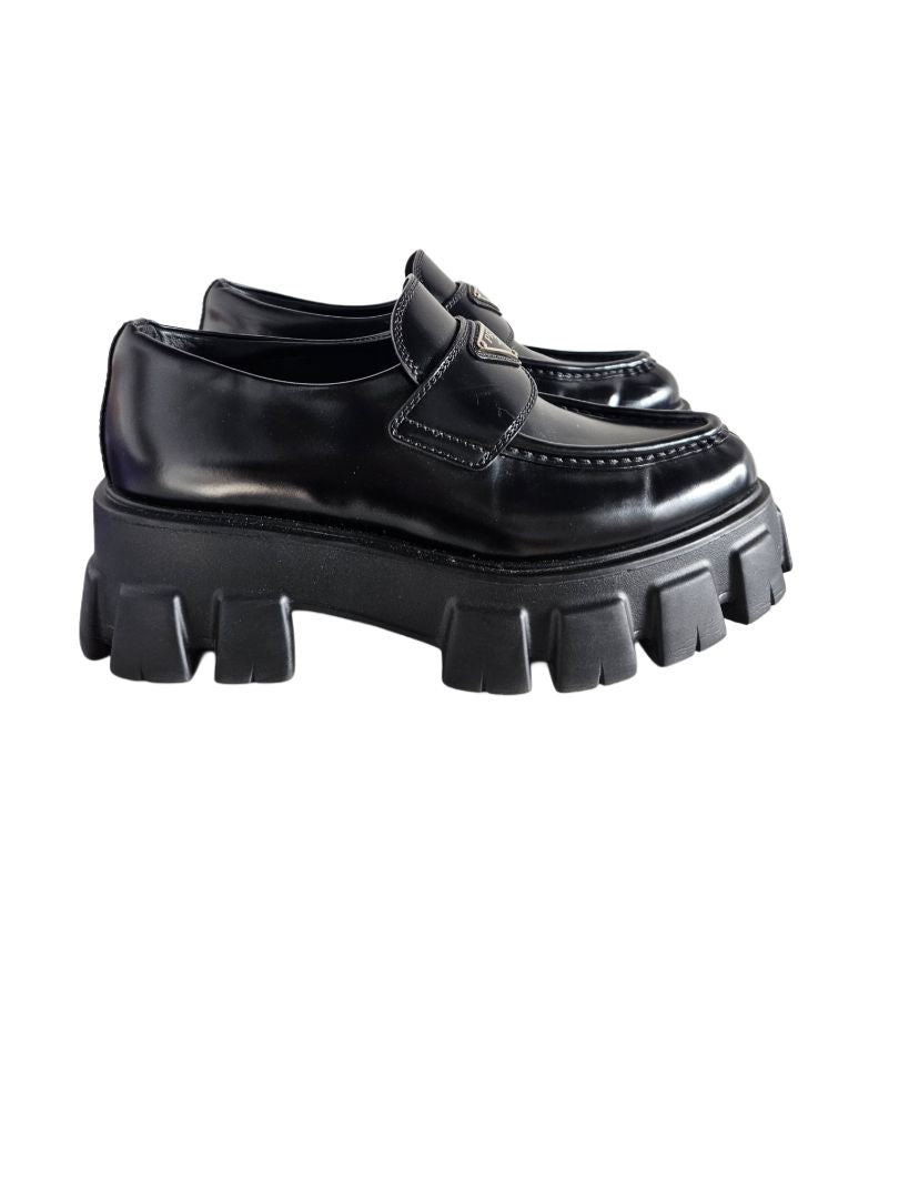 DIANTEのLogo platform loafer ブラック 22.5 SD351_BLK_PAT_12