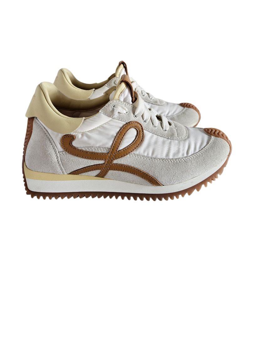 Loewe Grey and Tan Flow Runner Sneaker, size 37