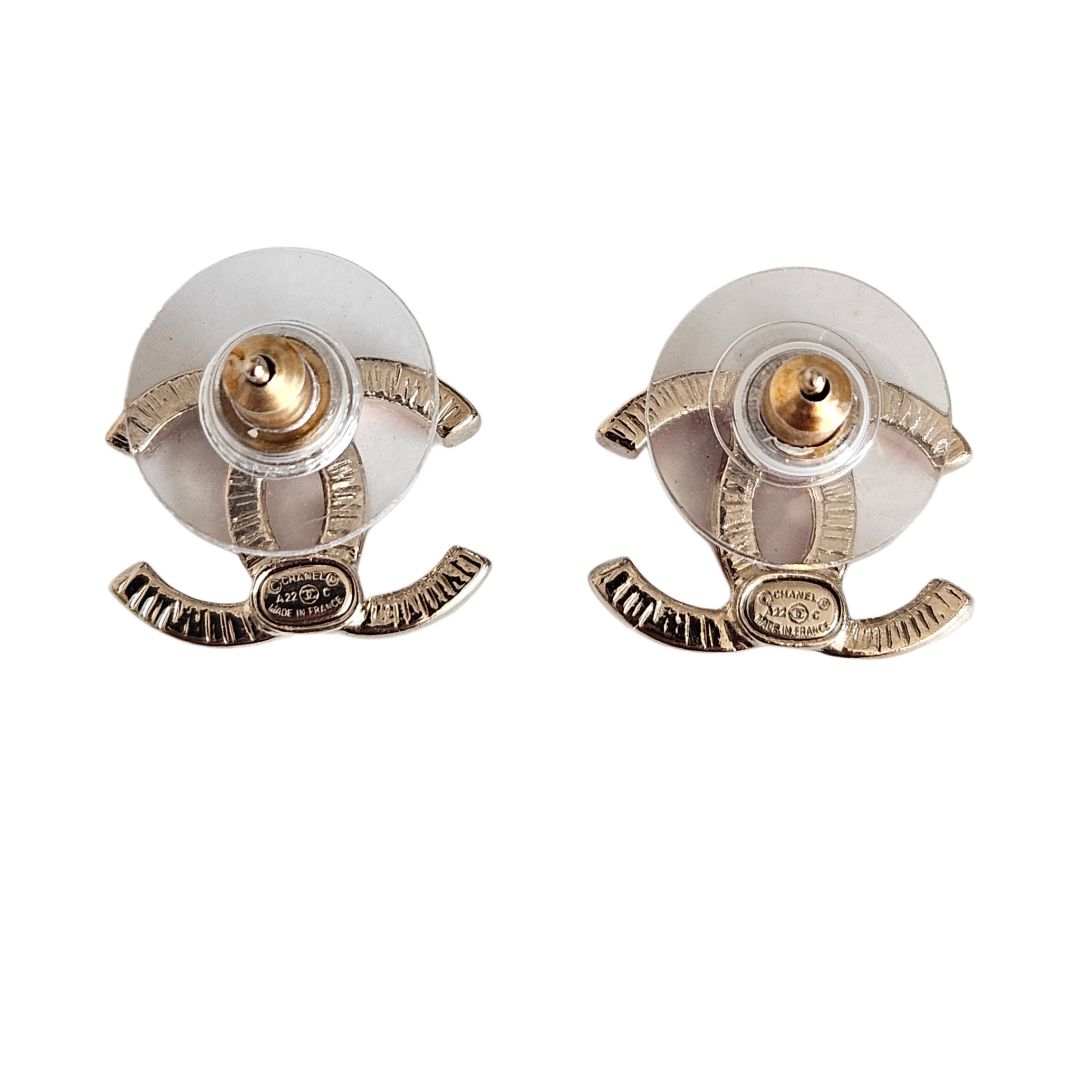 Chanel CC Pink Small Stud Earring BOPF Business of Preloved