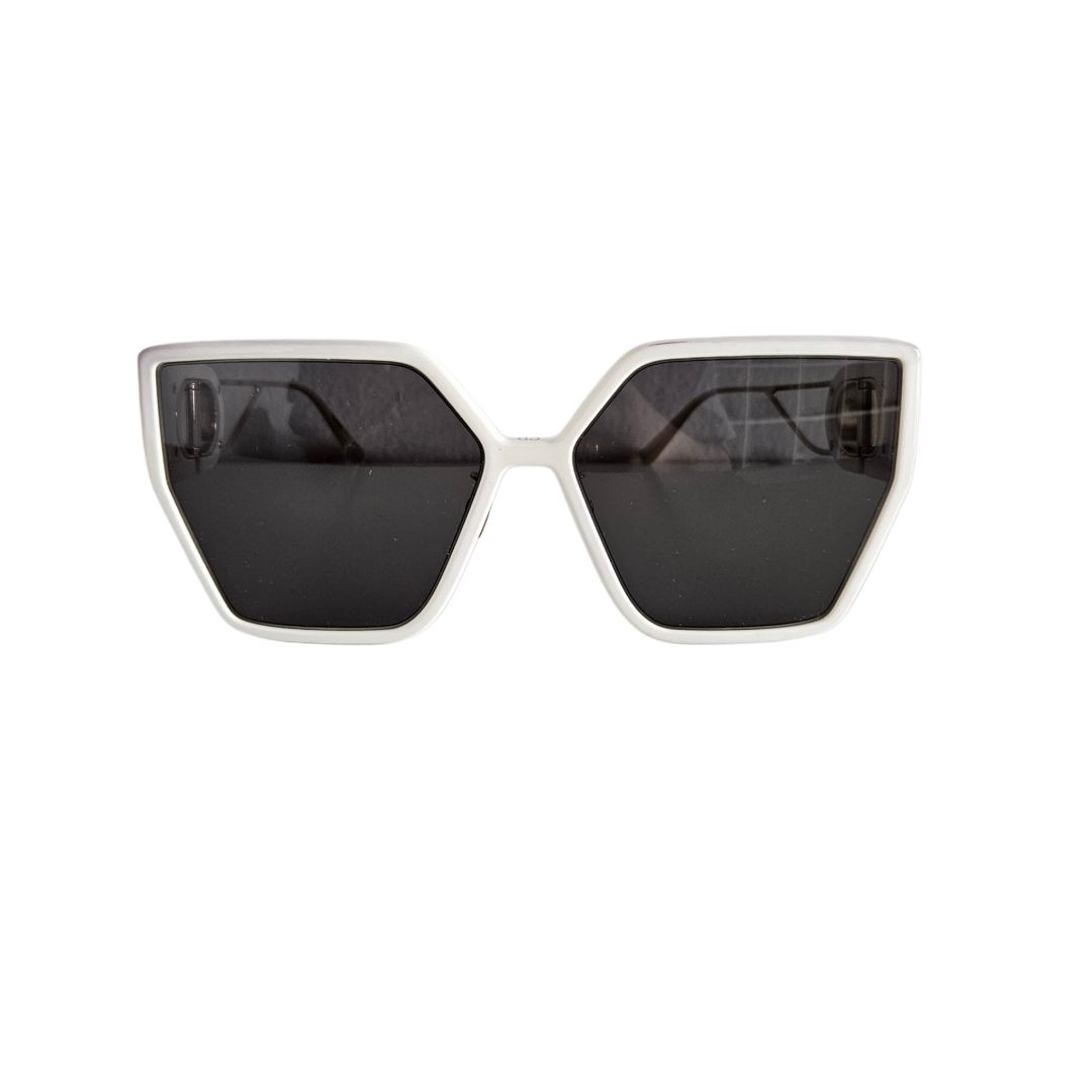 Christian Dior White 30 Montaigne BU Sunglasses