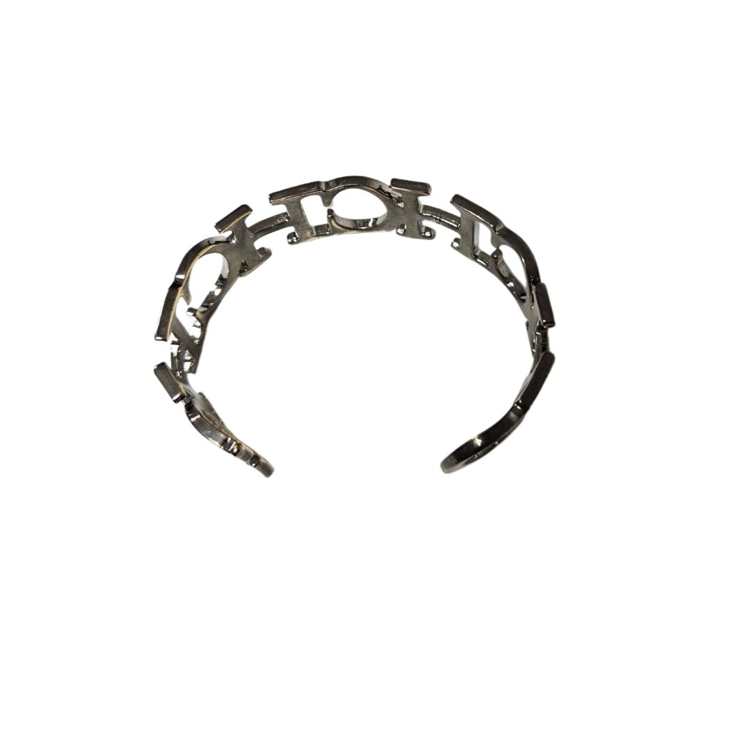 Carolina Herrera Silver Tone CH Bracelet