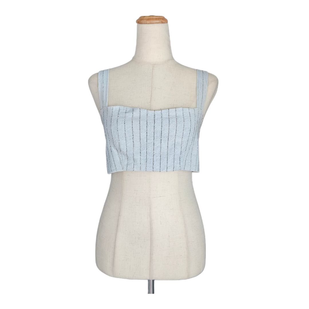 Marlea Blue Denim Bra Top
