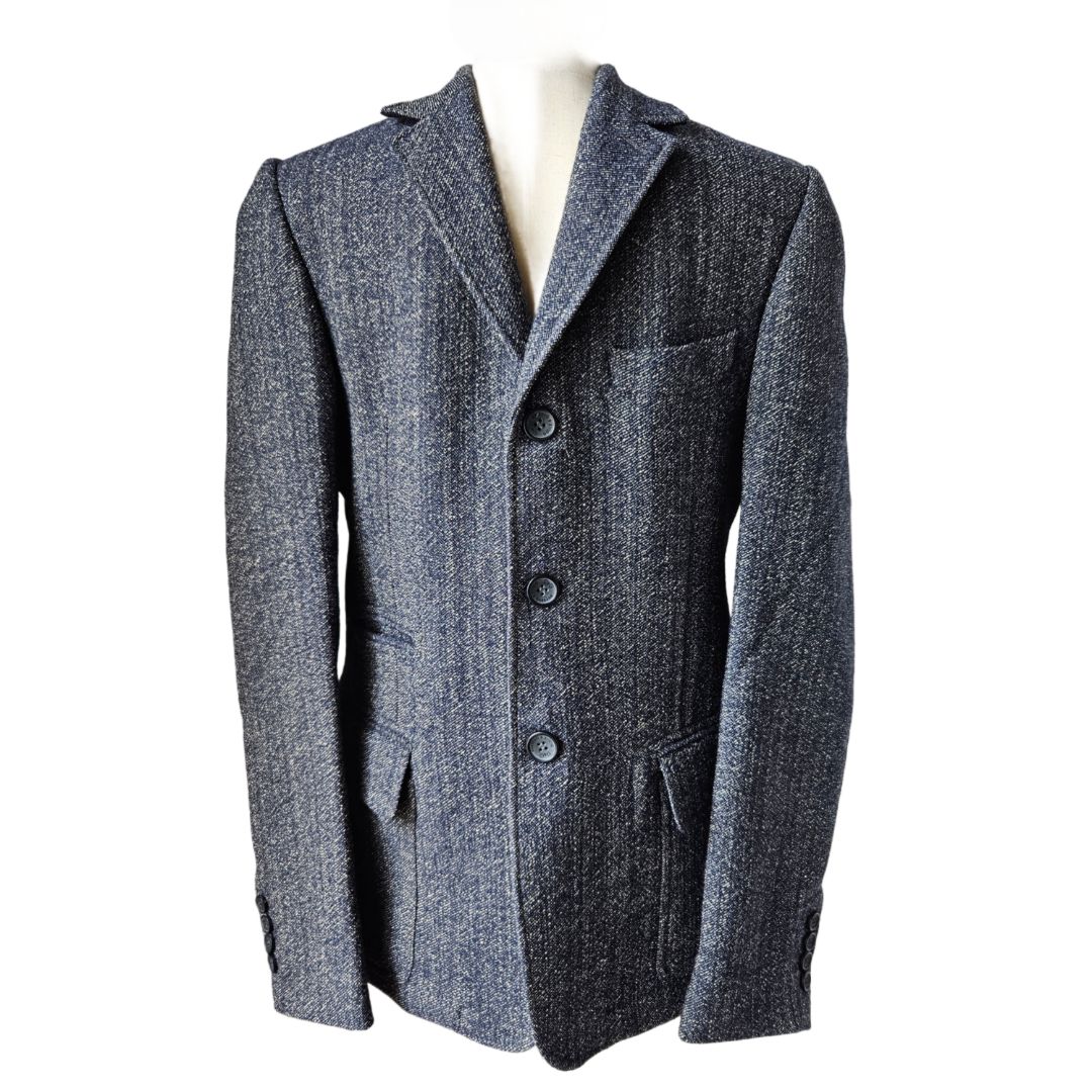 D&G Navy Wool Mens Blazer