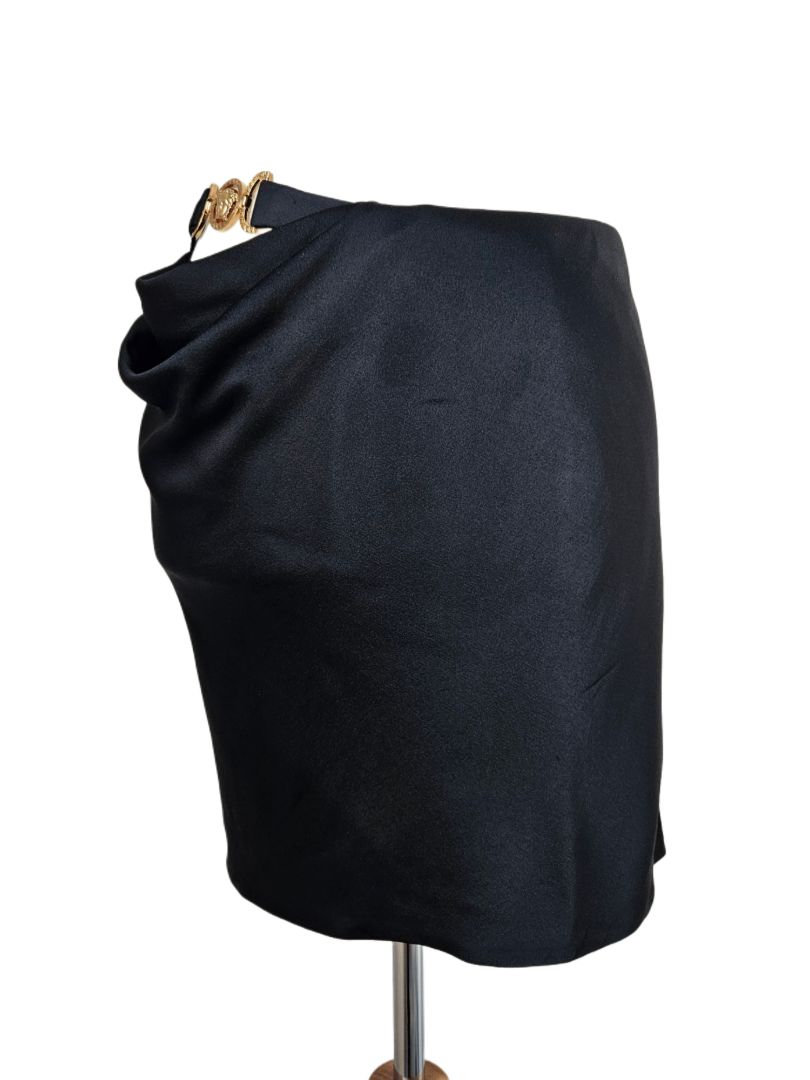 Versace Medusa Mini Satin Skirt