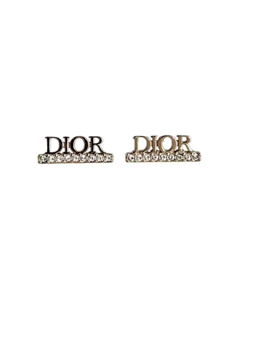 Dior Dio(r) Gold Crystal Dior Evolution Earrings