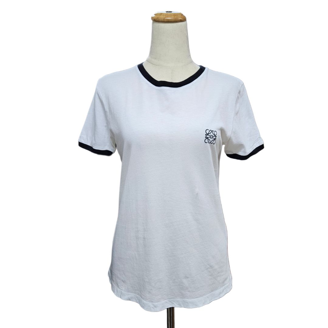 Loewe White/Black With Anagram Logo Tshirt