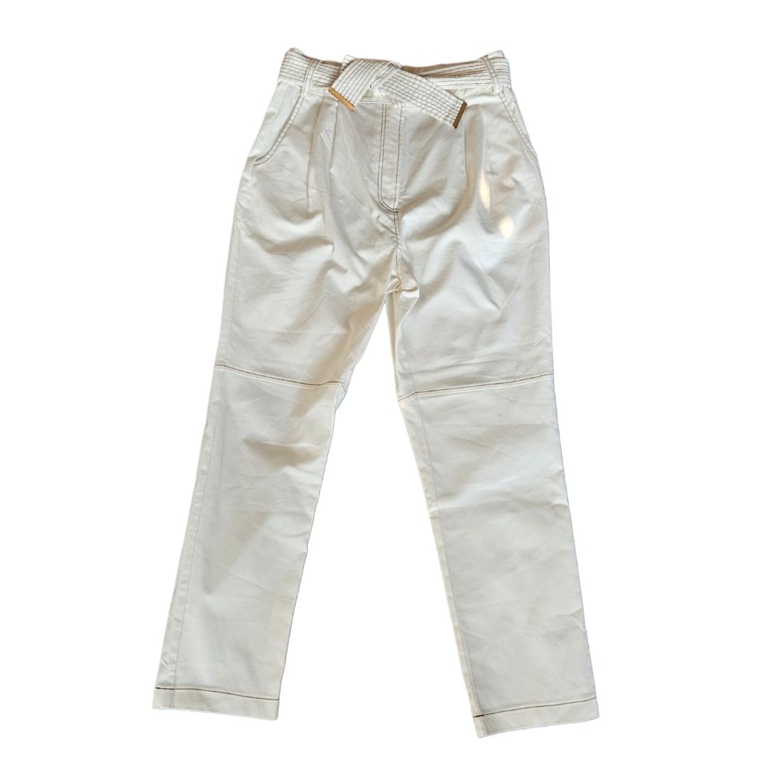 Pasduchas Aayanna Ivory Trousers , size 12