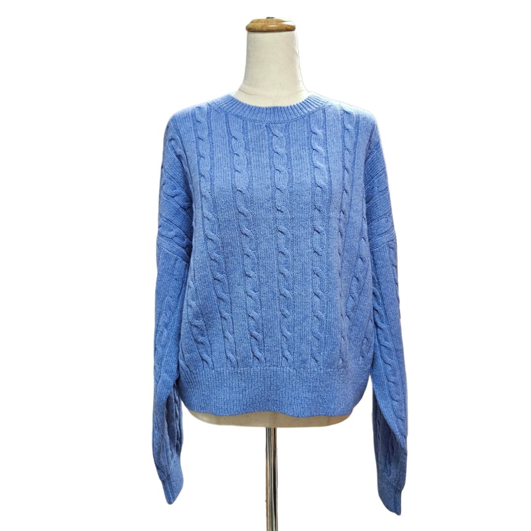 Loewe Blue Knit Pullover Sweater