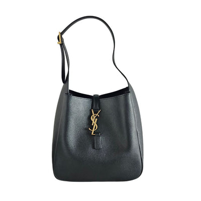 Saint Laurent Le 5 à 7 Supple Small Leather Black Shoulder Bag