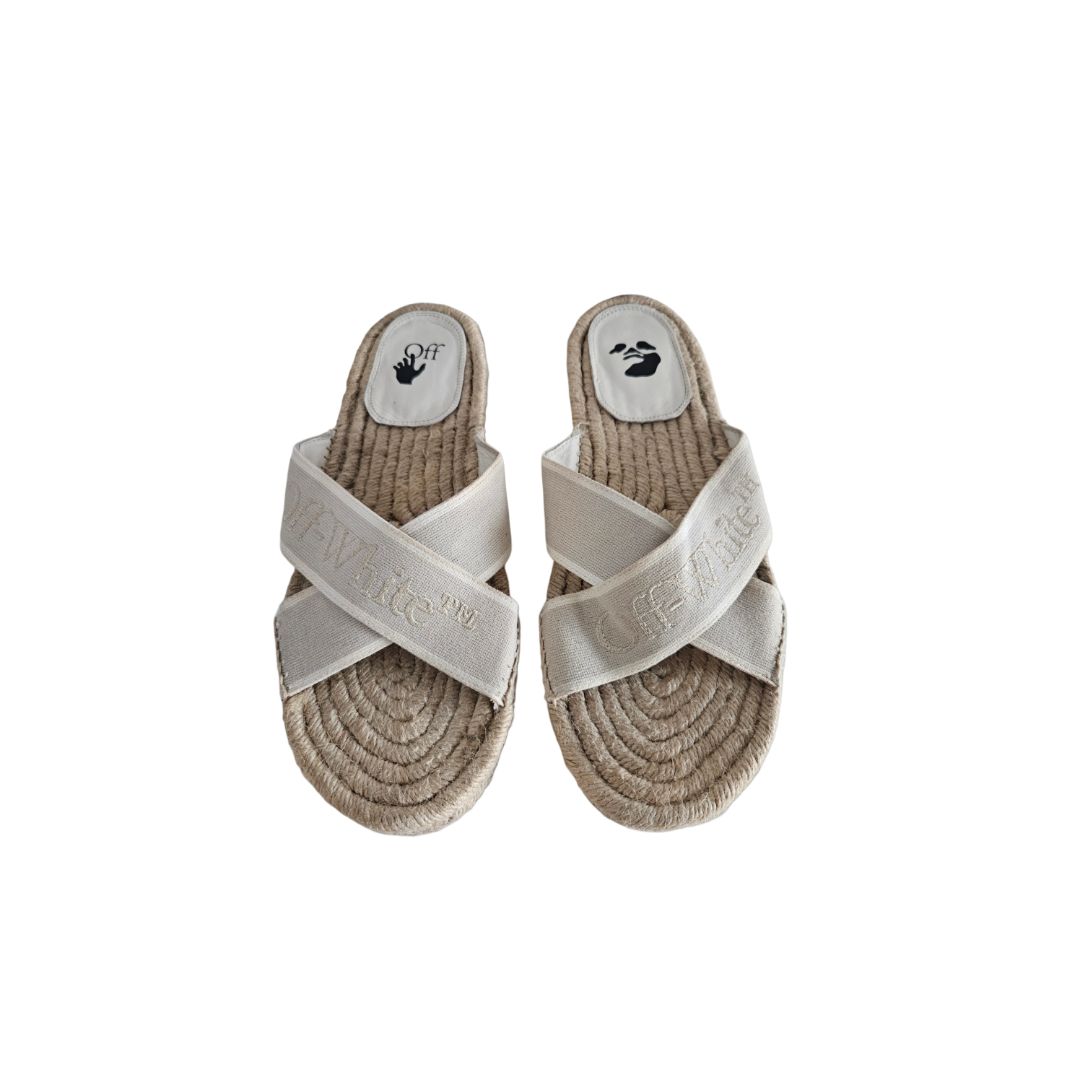 Off-White Espadrille Sandals, size 41