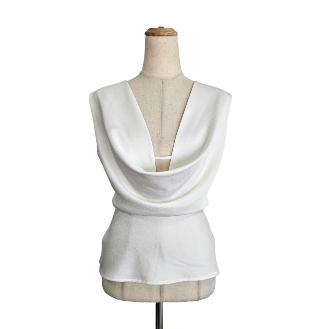 Wynn Hamlynn Dianne Slip White Top