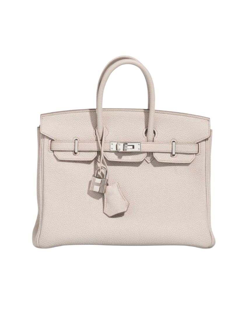 Hermes 25 Togo Leather Beto Birkin Bag GHW