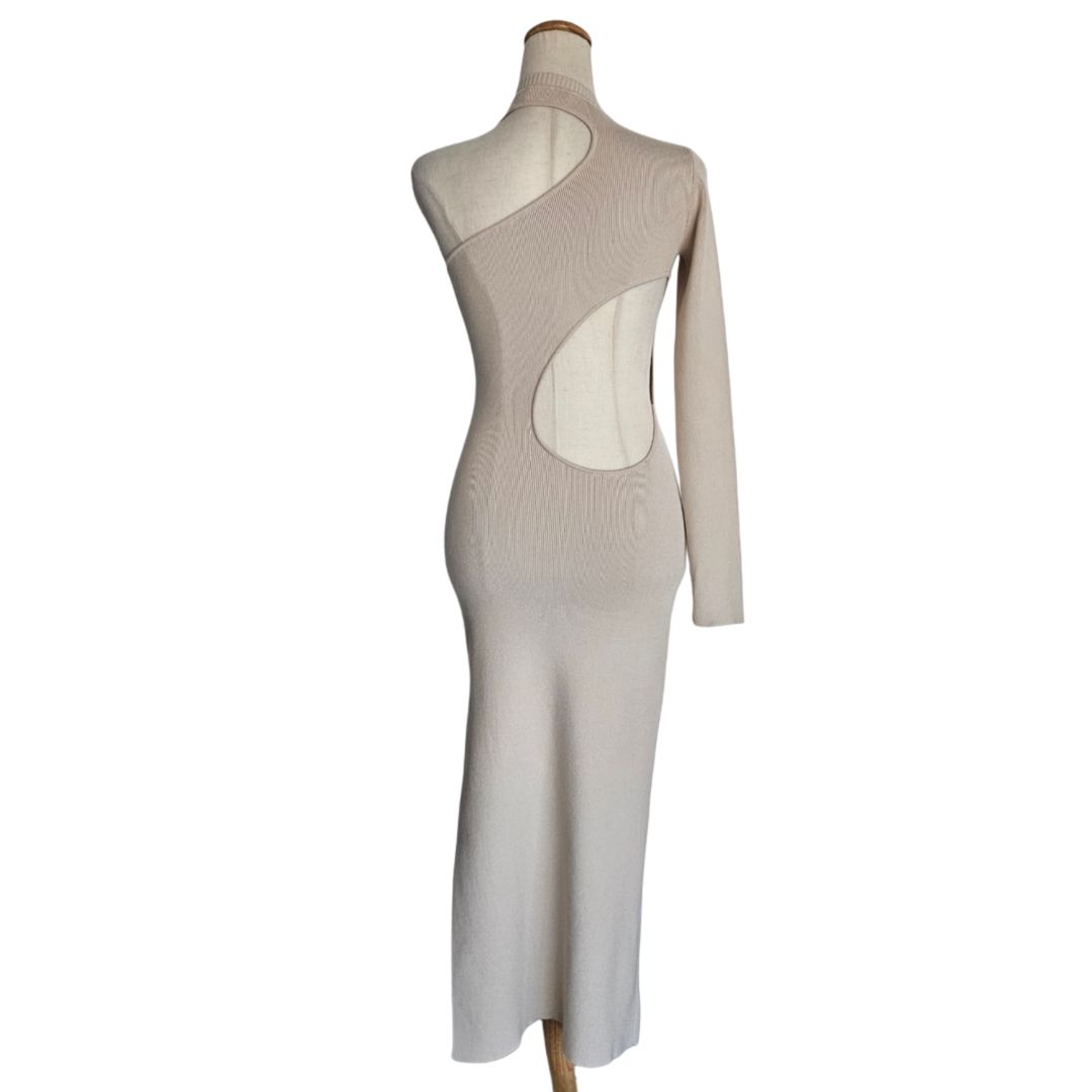 Limelight Light Grey Cut Out Alaise Bodycon Dress