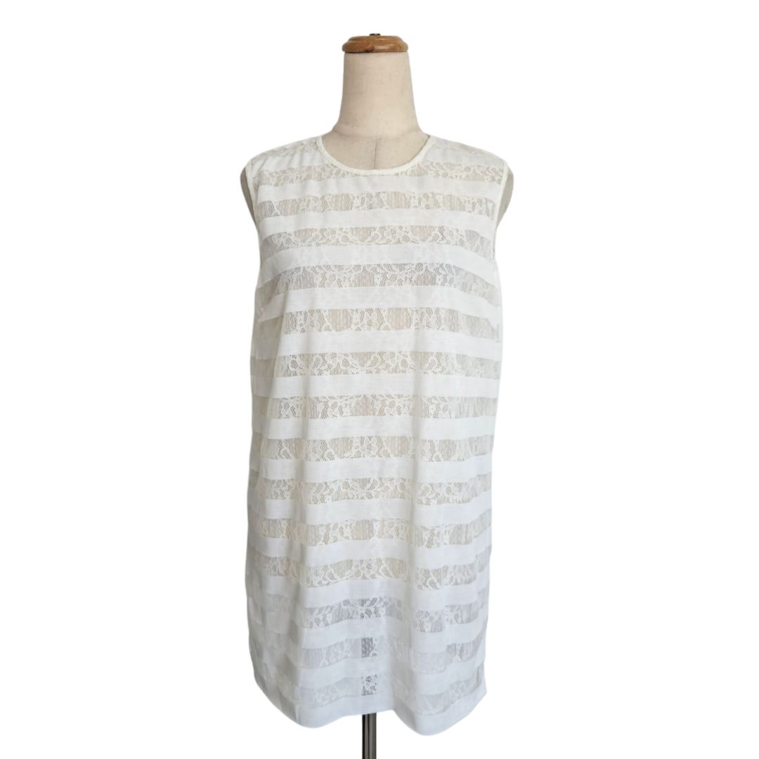 Ermanno Scervino White Lace Long Top (brand new)