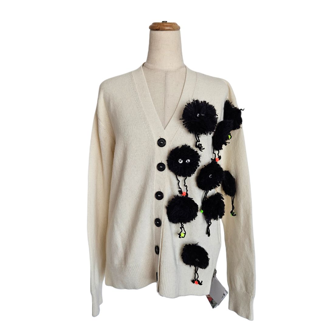 Loewe x Spirited Away Suswatari Embroidered Wool Cardigan