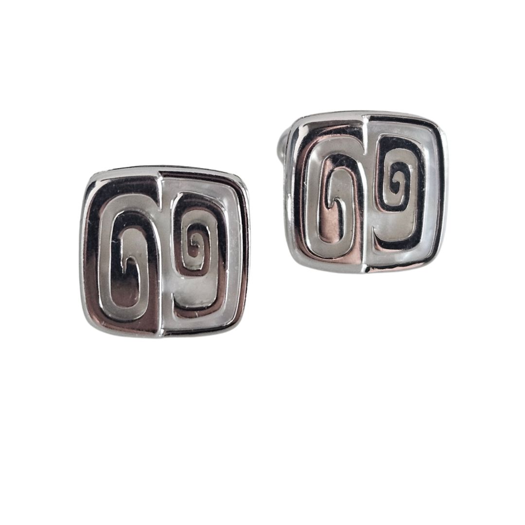 Bvlgari 18k White Gold Cufflink
