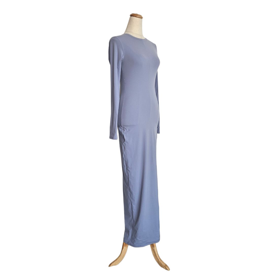 skims long sleeve maxi dress SKIMS