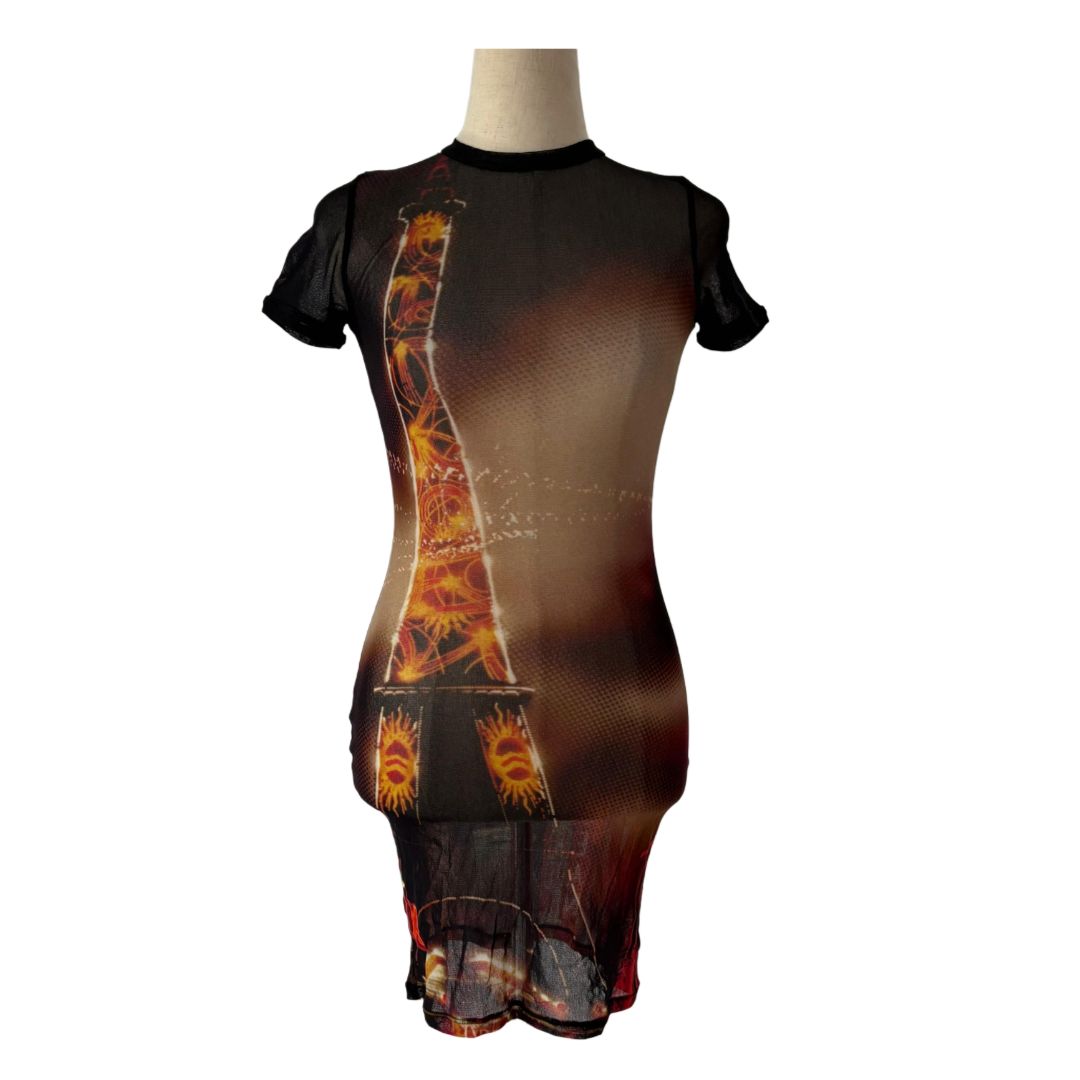 womens midi dress with sleeves Baltic Born Womens Weyland Bodycon Midi Dress | Black | Color: Black