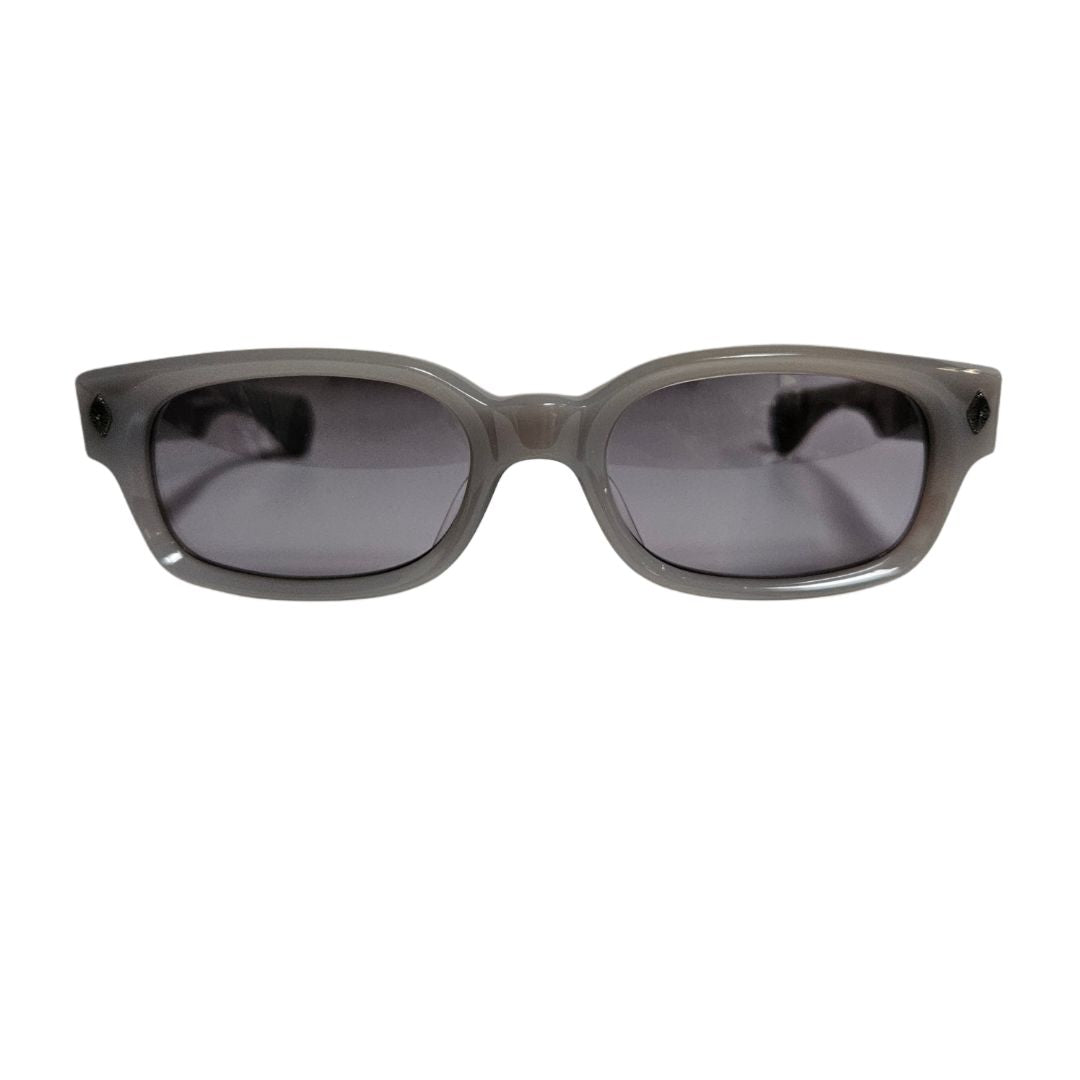 Chrome Hearts Grey Weirdo Oval Frame Sunglasses