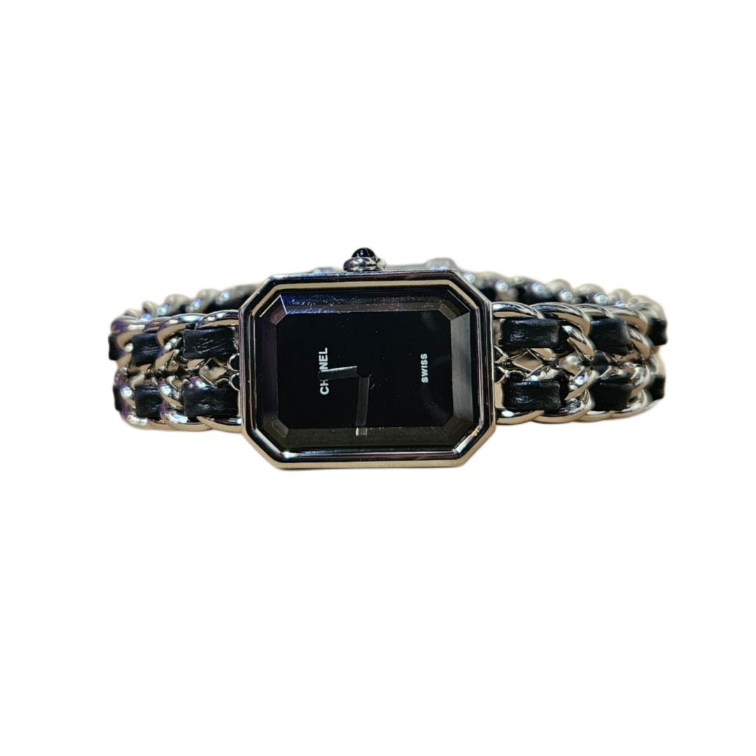 Chanel Premiere H0451 Quartz Black Stainless Steel Women's Wristwatch XL