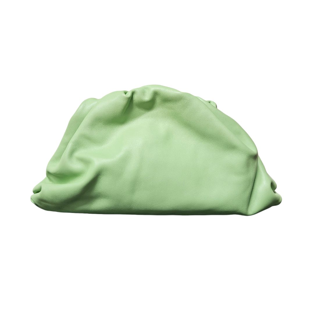 Bottega Veneta Mint Green Leather Medium The Pouch