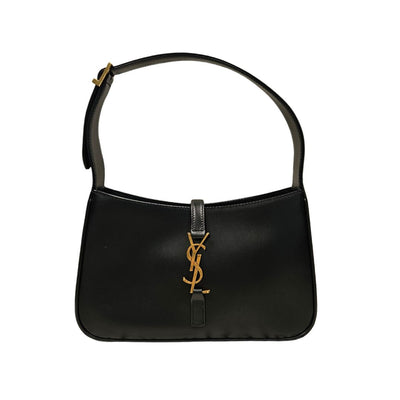 Saint Laurent Le 5 à 7 Black Leather Shoulder Bag