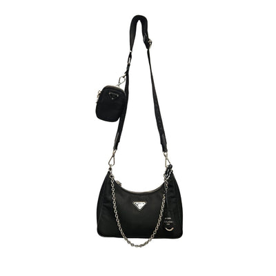 Prada Re-Edition 2005 Black Re-Nylon Shoulder Bag