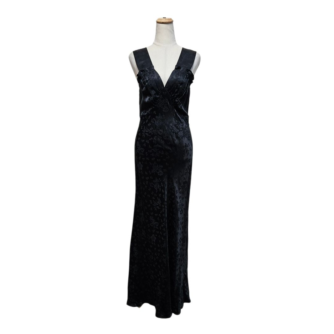 Realisation Black satin maxi dress Realisation Black satin maxi dress