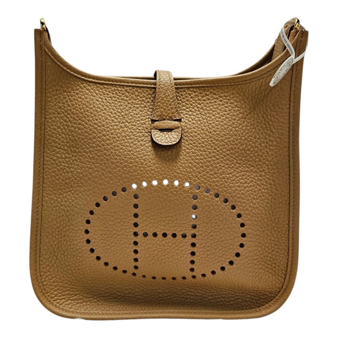 Hermès Evelyne 23 Poche III bag Biscuit Taurillon Clemence (brand new)