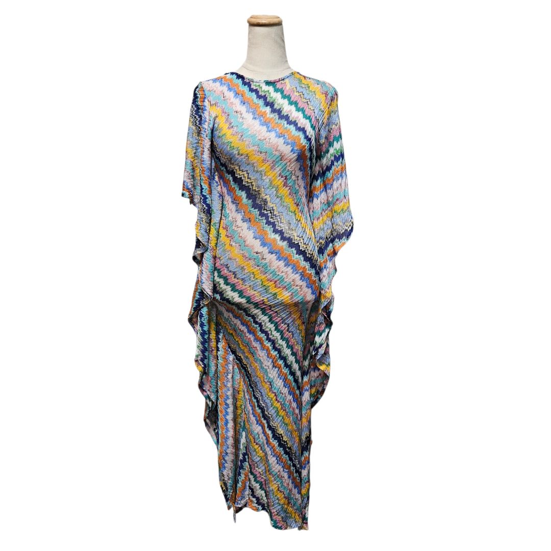 Missoni Multicolour Zig Zag Knit Ruffle Detail Bodycon Dress - BOPF |  Business of Preloved Fashion