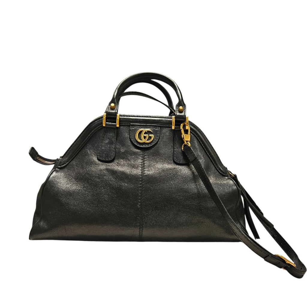 Gucci Black Leather Re(Belle) Weekender - BOPF | Business of