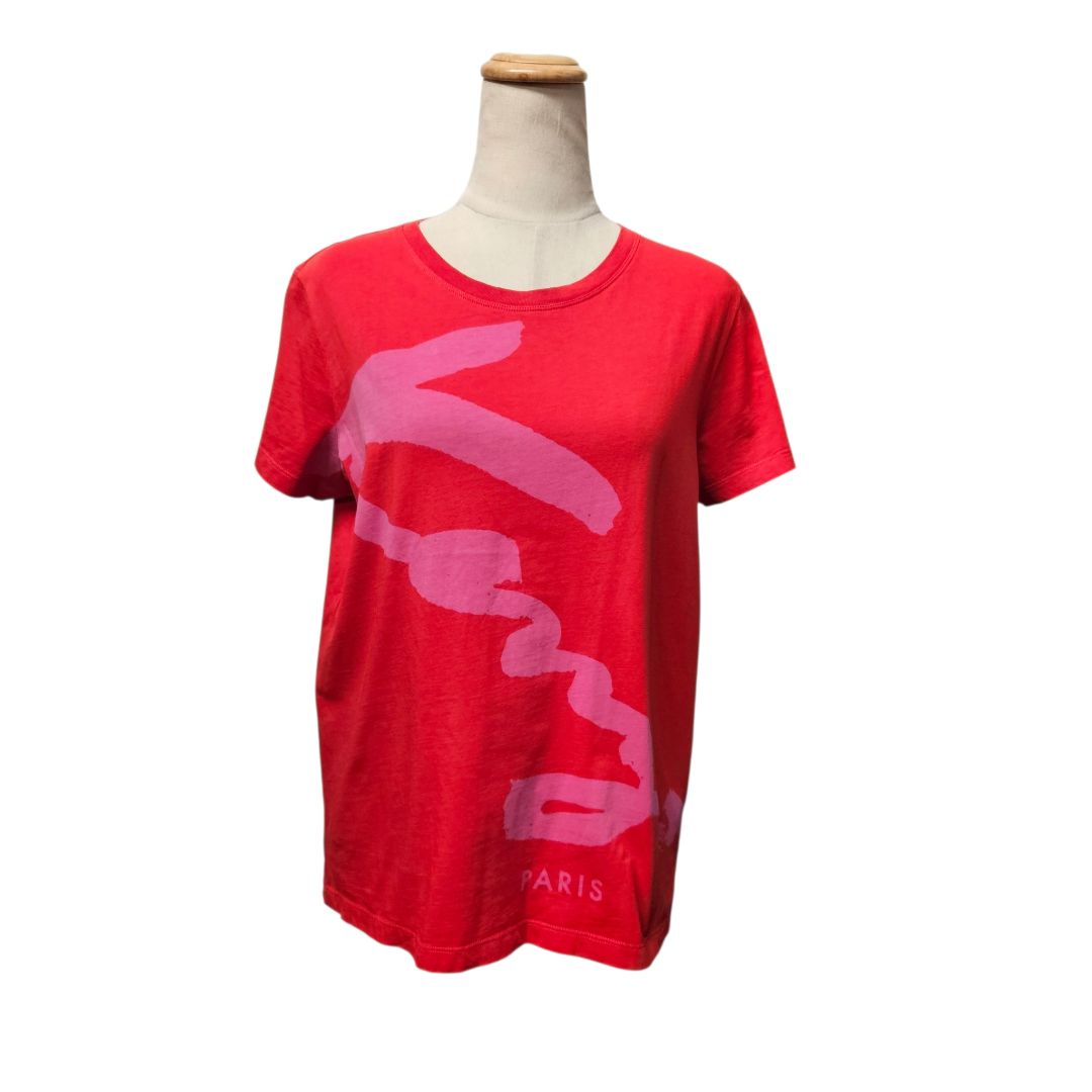 Kenzo Red & Pink Printed T-Shirt