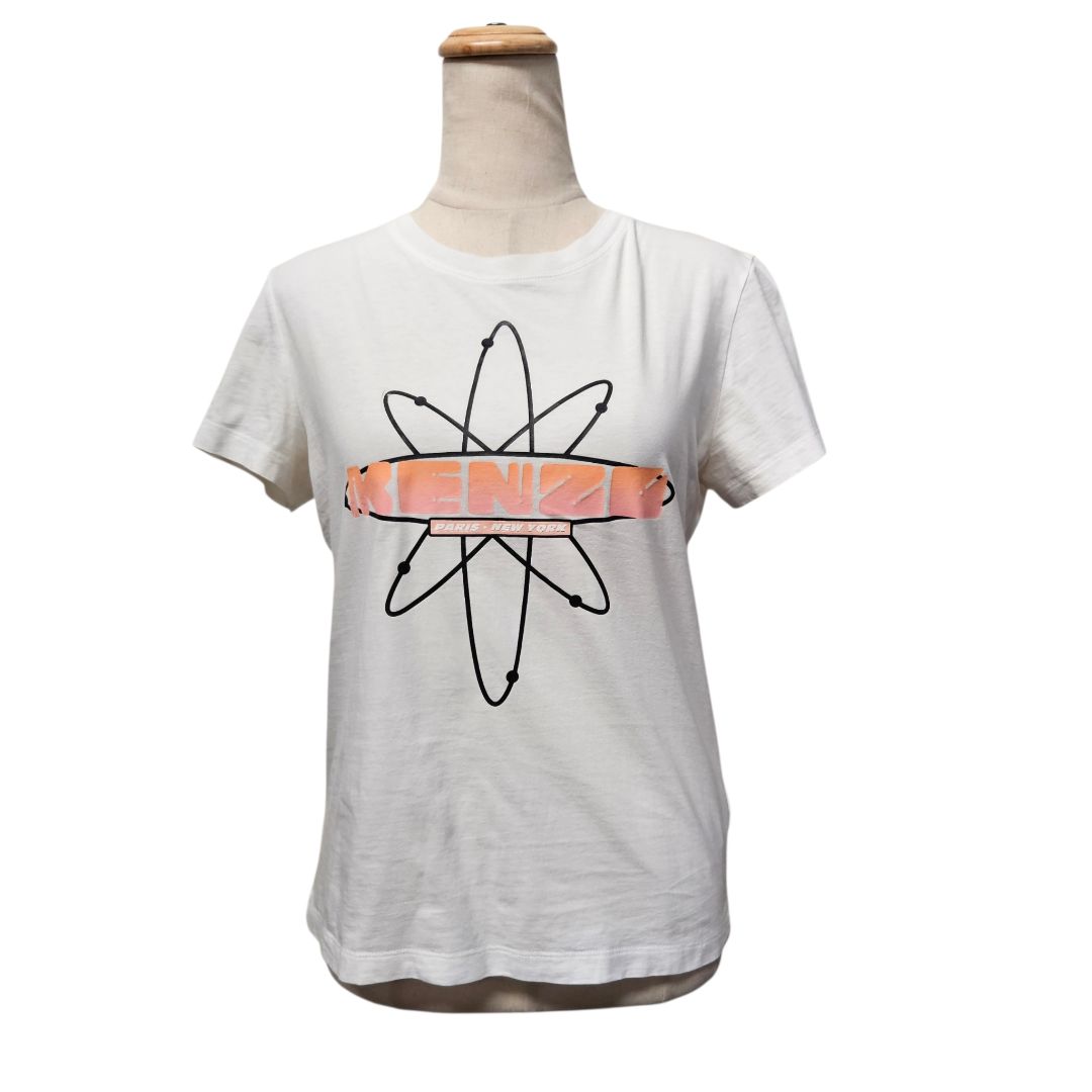 Kenzo White Printed T-Shirt M