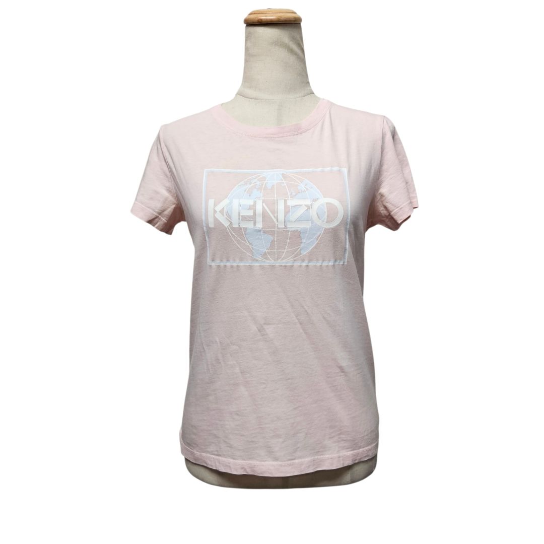 Kenzo Light Pink Printed Logo T-shirt